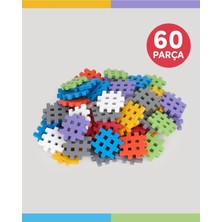 TeknoKapsül Let's Be Child Flexiblocks Yumuşak Akıllı Eğitici Bloklar 60 Parça