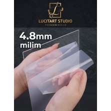 Arıkoğlu Reklam Ve Yapı Studio 4.8mm Şeffaf Pleksi Levha - Kristal Netliğinde Akrilik (Çoklu Ölçü Seçenekli) - Cam Alternatifi