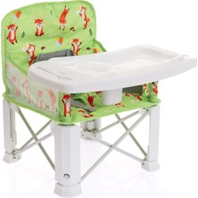 TeknoKapsül Baby Plus Picnic Yükselticili Mama Sandalyesi, 3 Noktalı Emniyet Kemerli, Kaymaz Ayaklı, 15 kg Kapas