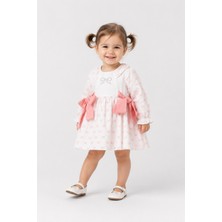 Baby Hola %100 Pamuk Kız Çocuk Kurdele Detaylı Elbise 15349