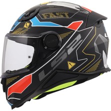 Ls2 Kıd Zero Gri-Kırmızı Çocuk Kask