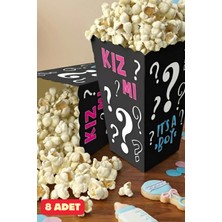 Baloncu Nene Kızmı Erkekmi Mısır Kutusu Baby Shower Parti Cinsiyet Belirleme Cinsiyet Partisi Malzemeleri