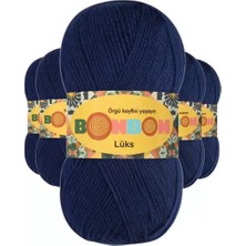 Just Cheap Store 5 Adet Lüks Patik Ipi Yünü Lacivert 98244 - Bonbon Mudanis
