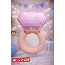 Baloncu Nene Pembe Tek Taş Folyo Balon Doğum Günü Helyum Balon Doğum Günü Süs Kutlama Çocuk Doğum Günü Balon Süs