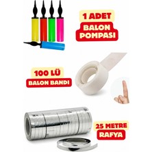 Baloncu Nene Balon Pompası Balon Bandı Balon Yapışkanı Balon Ipi Rafya Balon Şişirme Aleti