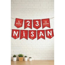 Baloncu Nene 23 Nisan Banner Kartondan Okul Sınıf Süsleme Yazısı 23 Nisan Süslemeleri