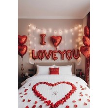 Baloncu Nene Kalpli Balon I Love You Folyo Balon Sevgililer Günü Evlilik Teklifi Evlilik Yıl Dönümü Helyum Uyumlu
