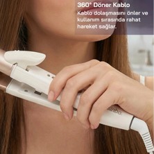 Eco Lounge Sinbo Saç Düzleştirici ve Maşa - Seramik Kaplama - 180°C Sıcaklık