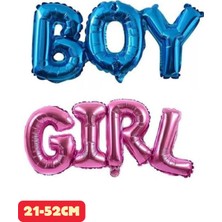 Baloncu Nene Kız ve Erkek Çocuk Folyo Balon Boy ve Girl Baby Shower Parti Cinsiyet Belirleme Malzemeleri Balon