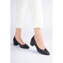 Analin Shoes Kadın Hakiki Deri Klasik Topuklu Ayakkabı