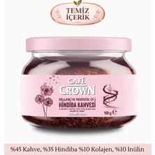 Cafe Crown Kolajenli ve Prebiyotik Lifli Hindiba Kahvesi 100G