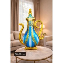 Baloncu Nene Ramazan Ibriği Folyo Balon 50X84 cm Mavi Gold