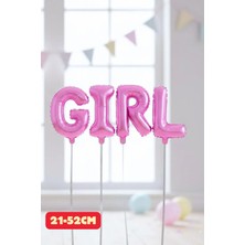 Baloncu Nene Kız Çocuk Folyo Balon Girl Baby Shower Parti Cinsiyet Belirleme Cinsiyet Malzemeleri Balonları
