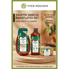 Yves Rocher Egzotik Vanilya Özlü Vegan Duş Seti 600 ml Yedek + 400 ml Jel + 80 gr Katı Sabun