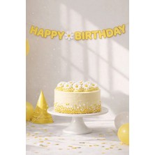 Baloncu Nene Happy Happy Papatya Banner Süsü Doğum Günü Helyum Doğum Günü Süs Kutlama Çocuk Doğum Günü Süs