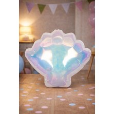 Baloncu Nene Istiridye Folyo Balon 54 cm Iridesan Deniz Temalı Doğum Günü Baby Shower Parti Süs