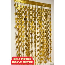 Baloncu Nene Gold Kalp Desenli Duvar Kapı Süsü Sevgili Günü Süs Doğum Günü Duvar Süsü Evlilik Teklifi Süs