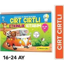 TeknoKapsül Yükselen Zeka Konuşma ve Dikkati Geliştiren Cırt Cırtlı Etkinlik Kitabım (16-24 Ay)