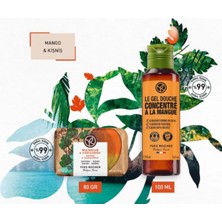 Yves Rocher Canlandırıcı Mango- Kişniş Duş ve Bakım Seti - Duş Jeli 100ML + Katı Sabun 80 gr