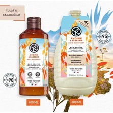 Yves Rocher Yulaf Karabuğday Refill Duş Jeli 600ML & Büyük Boy Duş Jeli 400ML 2'li Set