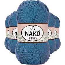 Just Cheap Store 5 Adet Pırlanta Amigurumi El Örgü Ipi Yünü Turkuaz 3409 - Nako Mudanis