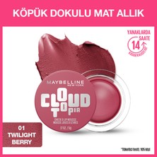 Maybelline New York Cloudtopia Köpük Dokulu Mat Allık 01 Twilight Berry