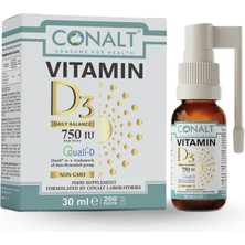 Conalt VITAMIN D3 – Patentli D Vitamini İçeren Premium Takviye (30 ml Sprey)