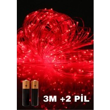 Baloncu Nene 3 M Peri LED Pilli +3 Pil Özel Gün Doğum Günü