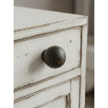 Üçer Ahşap ( 1 Adet) Doğal Kayın Ağacı Yuvarlak Top Kulp 30 mm - Vernikli Ahşap Çekmece ve Dolap Kulpu (Montaj Vidası Dahil)