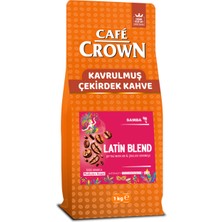 Cafe Crown Latin Blend Çekirdek Kahve 1kg ( %100 Arabica, Nitelikli Kahve Çekirdeği )