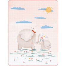 Casadora Baby Oli %100 Organik Pamuk Çift Taraflı Biyeli Müslin Battaniye 90 x 120 cm