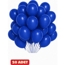 Baloncu Nene 20 Adet Lacivert Balon | Koyu Mavi Balon | Parti Balonu | Doğum Günü Balonu