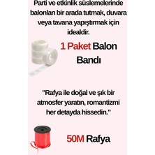 Baloncu Nene Balon Bandı ve Balon Rafya Ipi Paket Sevgili Özel Gün