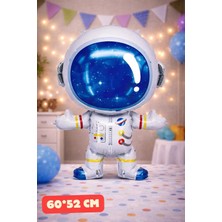 Baloncu Nene Astronot Folyo Balon Doğum Günü Folyo Balon Karekter Folyo Balon Çocuk Doğum Günü Balon