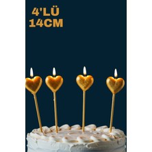 Baloncu Nene Gold Kalpli Pasta Mumu Çoklu Paket Doğum Günü Özel Gün