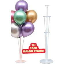 Baloncu Nene 7 Li Şeffaf Balon Standı Ayaklı Balon Standı Balon Süsleme Aparatı Ayaklı Balon Doğum Günü Süs
