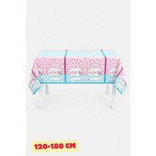 Baloncu Nene Kız Mı Erkek Mi Masa Örtüsü 120X180 cm Kullan At Cinsiyet Partisi Baby Shower Masa Örtüsü