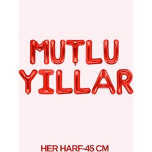 Baloncu Nene Kırmızı Seni Seviyorum Yazılı Folyo Balon Yıl Dönümü Sevgililer Günü Evlilik Teklifi Malzeme Süs