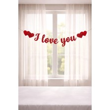 Baloncu Nene I Love You Yazılı Banner Sevgili Özel Gün Doğum Günü Evlilik Teklifi Yıl Dönümü Süs Malzemeleri