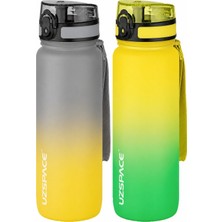 Uzspace 2'li Tritan Matara Seti 800 ml Çift Renk Softtouch Ff Collection Tritan Su Matarası