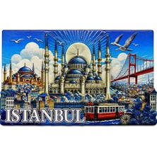 Raftan Topla Istanbul Temalı Silikon Buzdolapı Süsü Magnet ALK5379