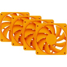 Hyte FA12 Astral Orange 120MM 4’lü Kasa Fanı (FAN-HYTE-FA12-AO-4)