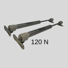 Compact Gazlı Kapak Pistonu 120 N | Mobilya Kapak Amortisörü