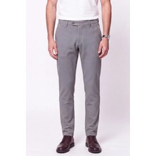 Efor Comfort Fit Gofre Kumaş Esnek Pamuk Gri Jogger Pantolon P 1224