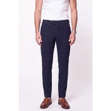 Efor Comfort Fit Gofre Kumaş Esnek Pamuk Lacivert Jogger Pantolon P 1224