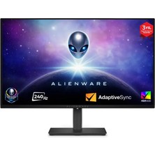 Dell Alienware AW2726DM 27 2560X1440 Wqhd 240Hz 0.03 Ms HDMI Dp Adaptive Sync Qd-Oled Gaming Monitör