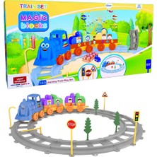 Uçar Oyuncak Magıc Blocks Tren Set (43PCS)