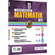 Yarıçap Yayınları 11. Sınıf Matematik Seti Kolay-Orta Düzey Tamamı Video Çözümlü 2027