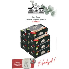 Ahmad Tea 7'li Earl Grey Demlik Poşet Çay 48’li ve Rakun Kupa Hediye