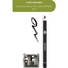 Yves Rocher Göz Kalemi Mat Yoğun Renk Kremsi Doku Dağıtılabilir 1.1 G + Ikili Kalemtraş